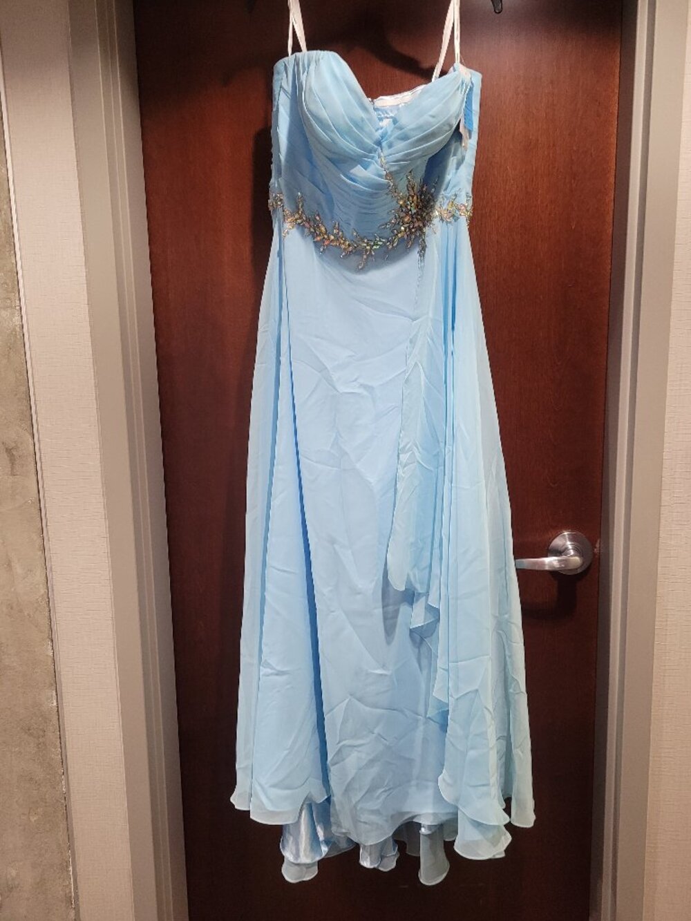 Epic Formals by Karishma Prom 3748 Size 20 Light Blue Prom Dress